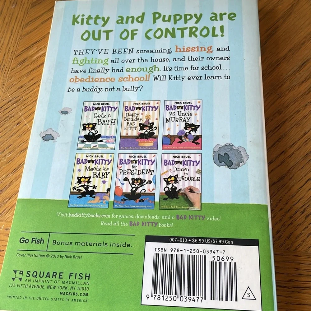 5 Bad Kitty Chapter Books - Picture 3 of 11